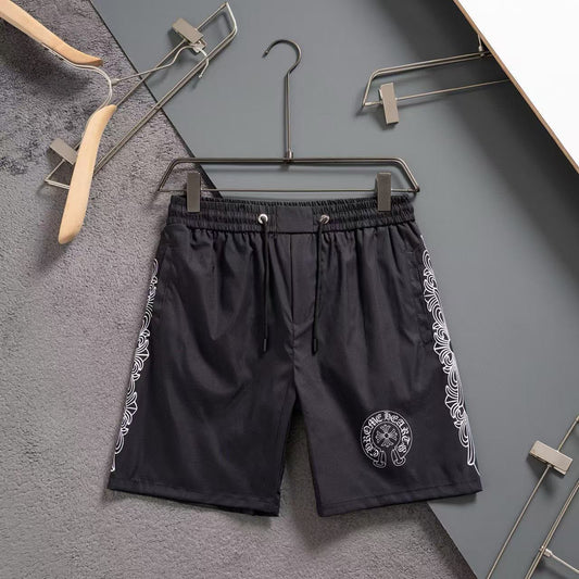 Chrome Hearts Shorts Side-Graphic - Black