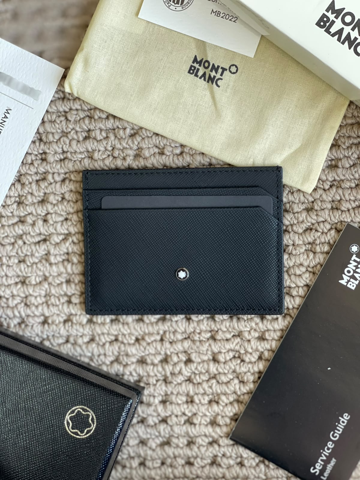 Montblanc Layered-Slot Card Holder - Black