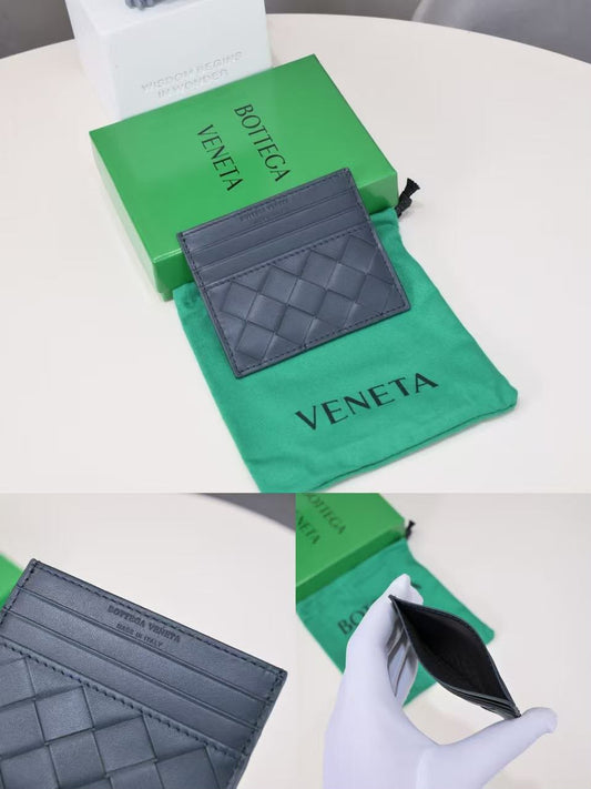 Bottega Veneta Card Holder - Blue