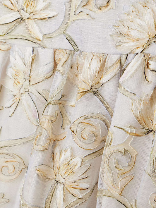 Alemais Tiered Dress - White