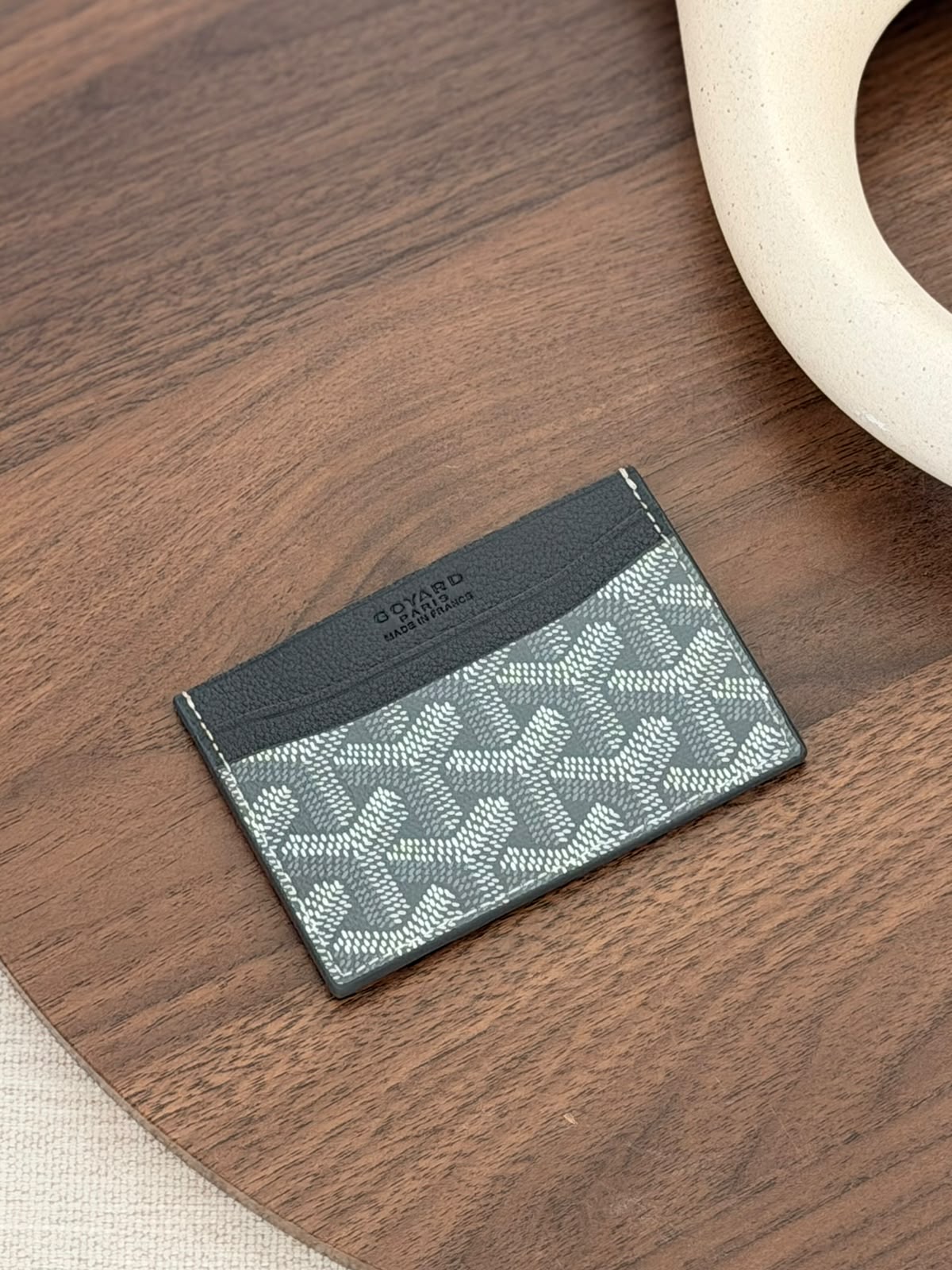 Goyard Card Holder - Grey