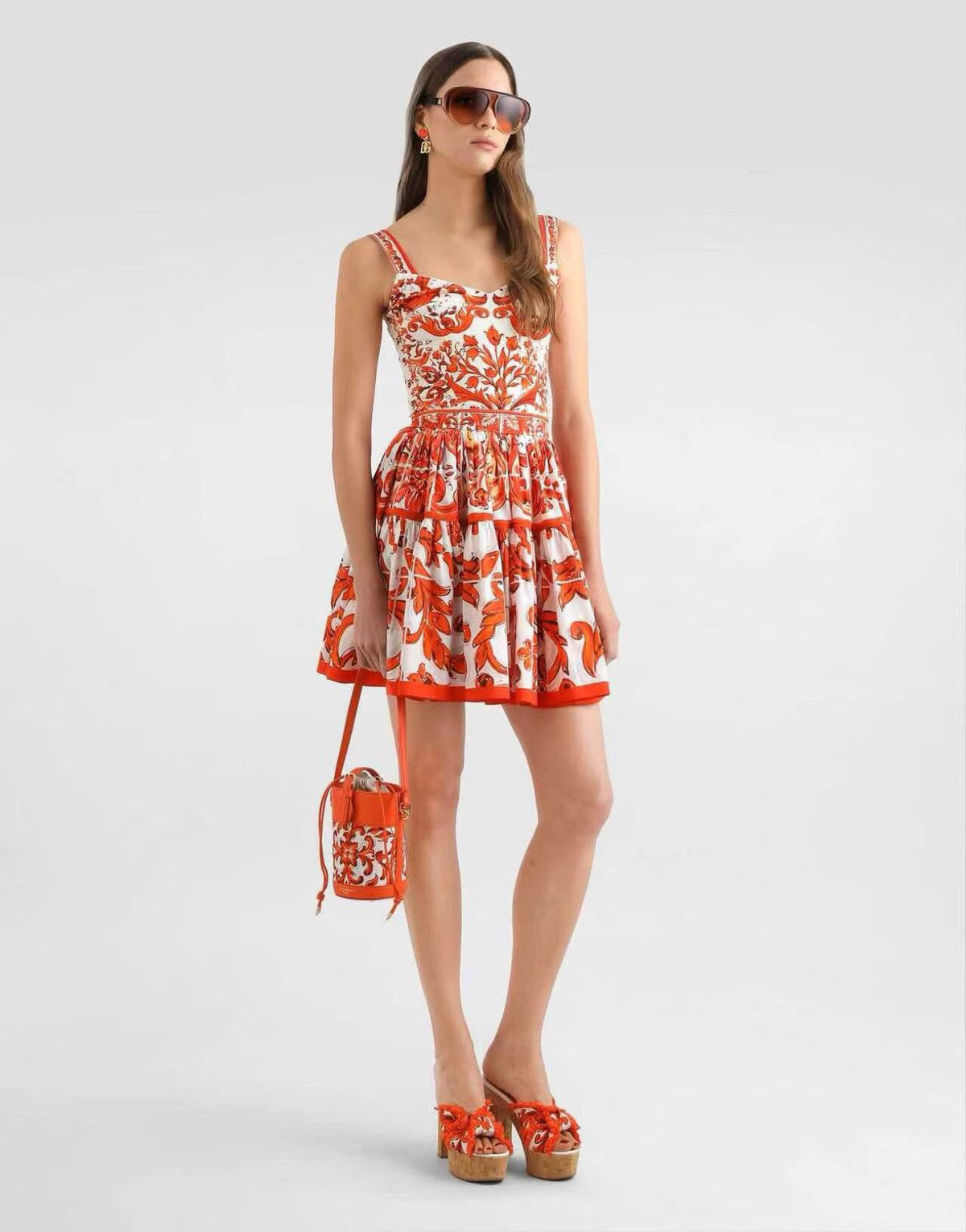Dolce & Gabbana Set - White & Orange