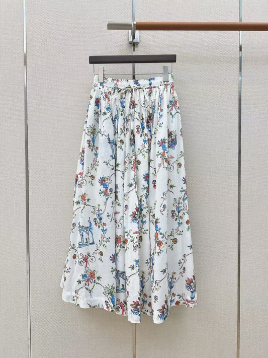 Dior Set Tie-Front - White