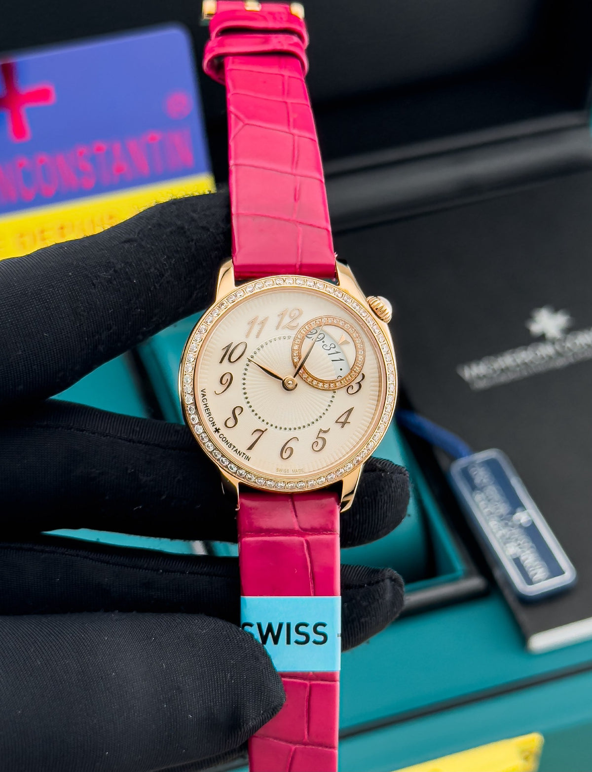 Vacheron Constantin Watch - Rose Gold & Pink