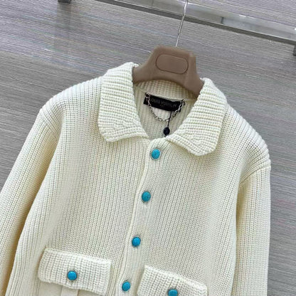 Louis Vuitton Pocket Cardigan - White