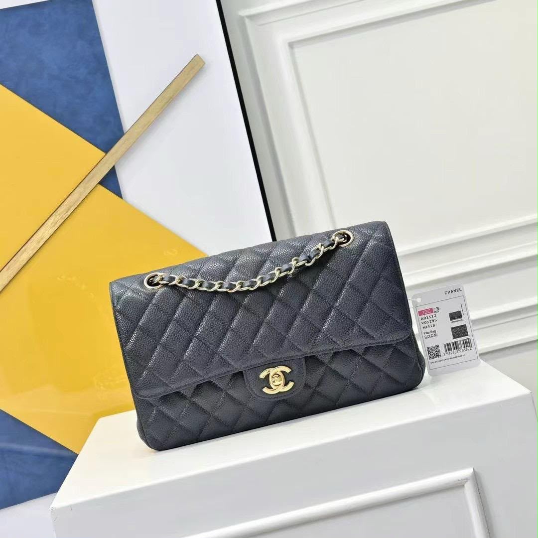 Chanel Quilted Shoulder Bag - Dark Grey