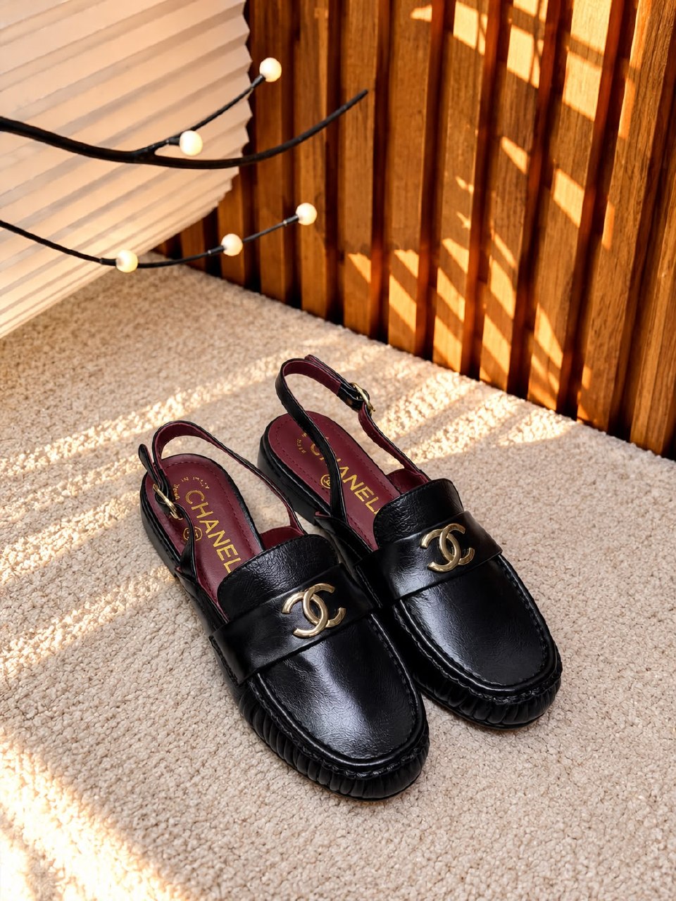 Chanel Slingback Mule - Black