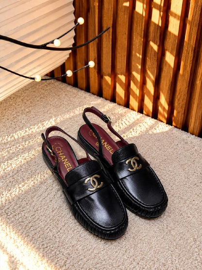 Chanel Slingback Mule - Black