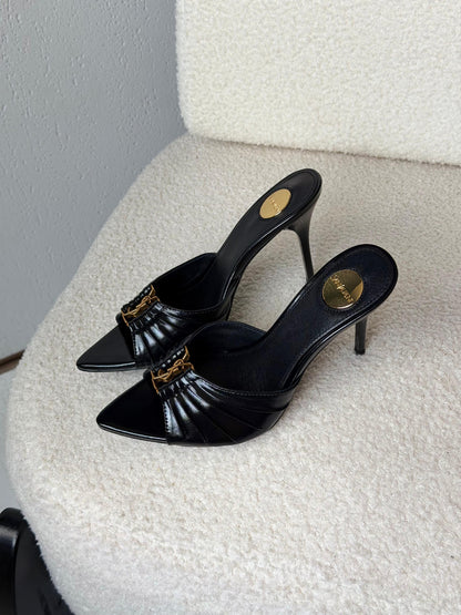 YSL Heels - Black