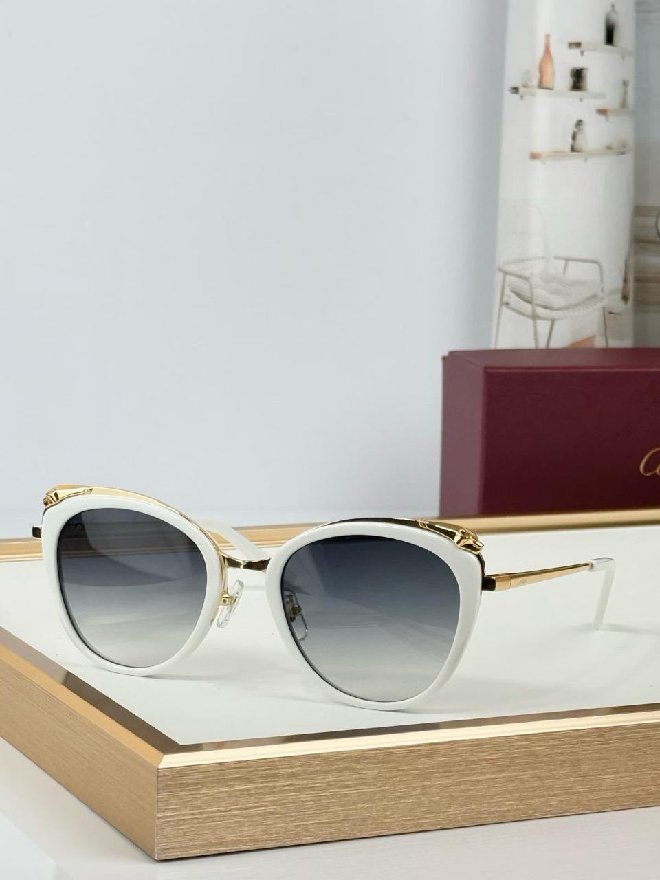Cartier Sunglasses - White & Grey