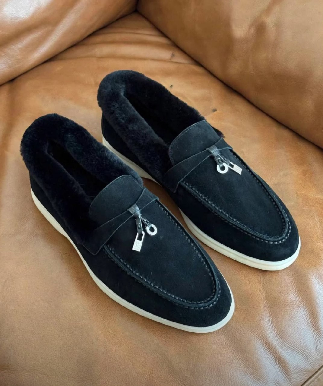 Loro Piana Loafers - Black