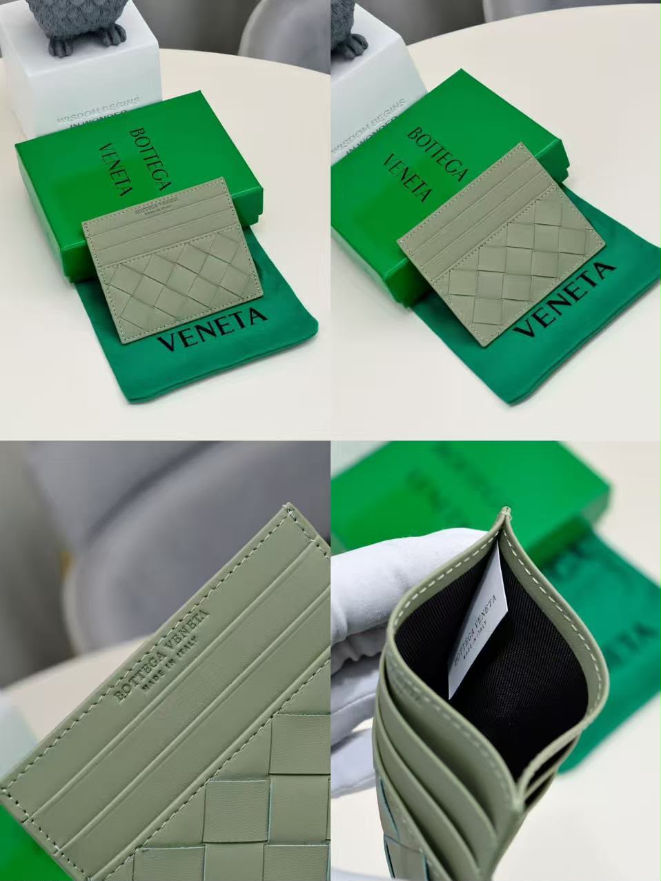 Bottega Veneta Card Holder - Green