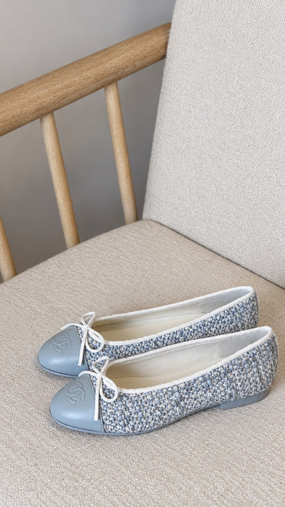 Chanel Ballerina - Black & White, Blue & Grey, Beige