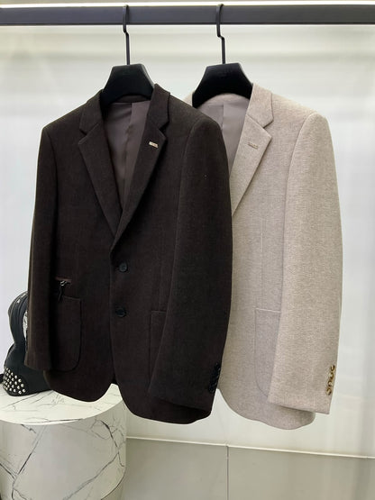Zegna Blazer - Brown, Beige