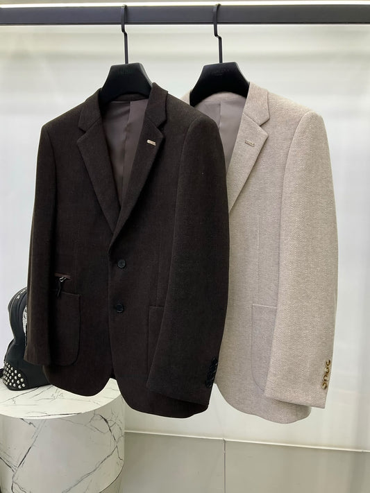 Zegna Blazer - Brown, Beige