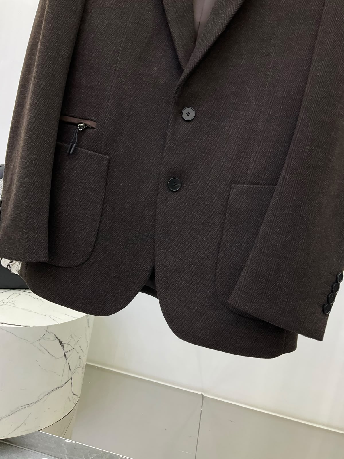 Zegna Blazer - Brown, Beige