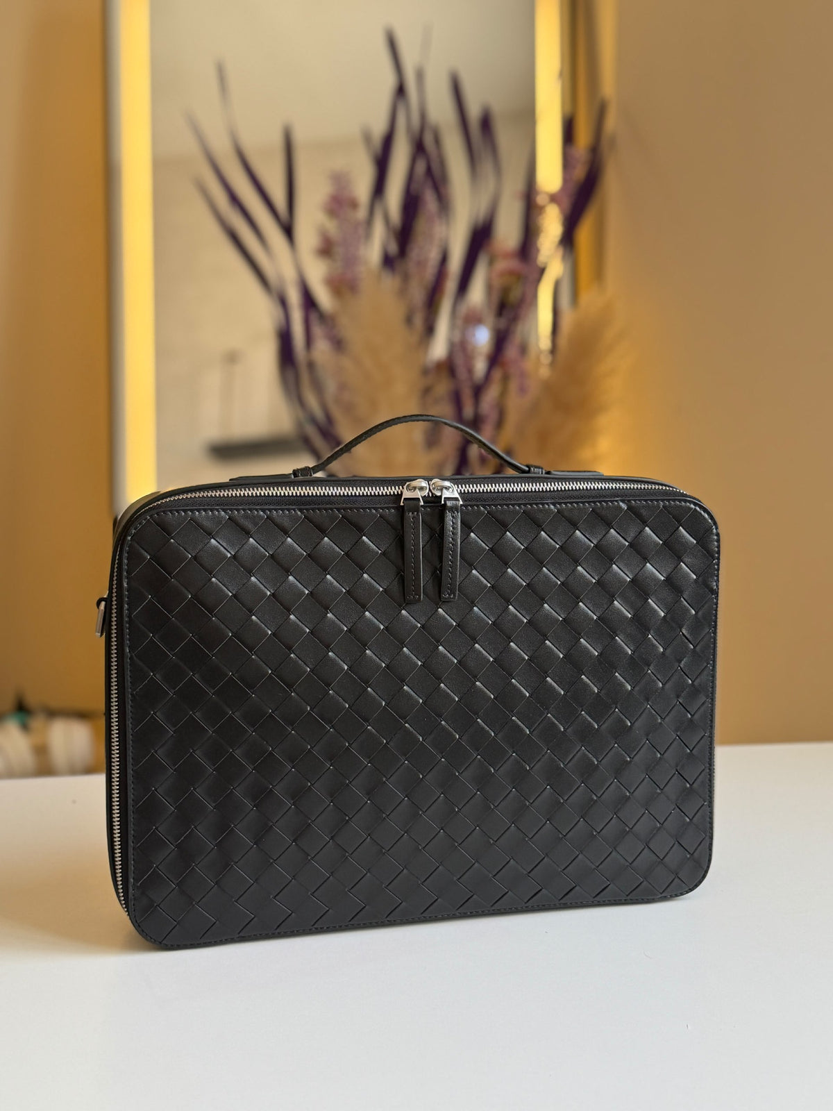 Bottega Veneta Laptop Bag - Black