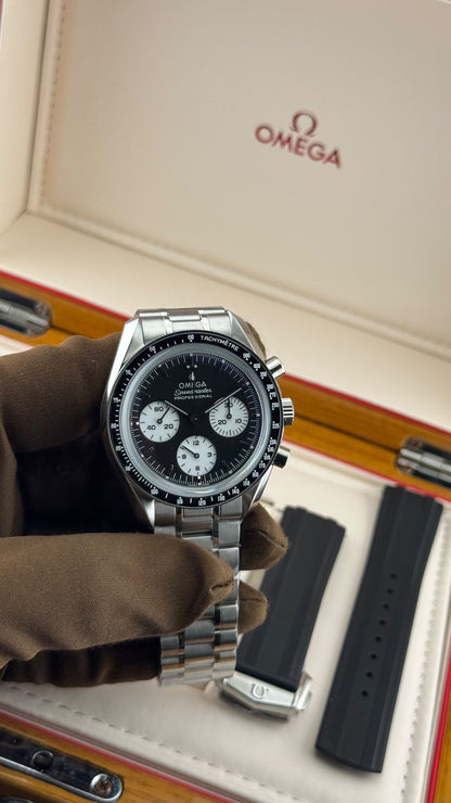 Omega Watch - Silver & Black
