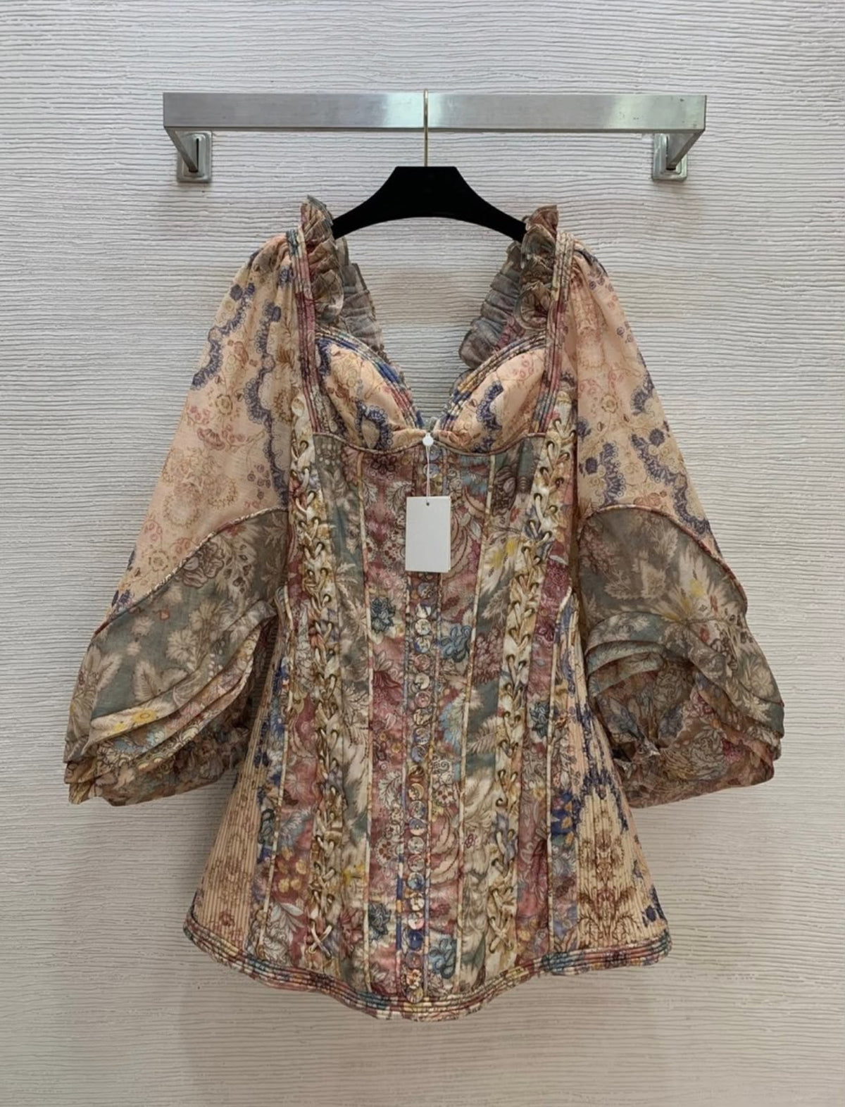 Zimmermann Corset Shirt - Multi