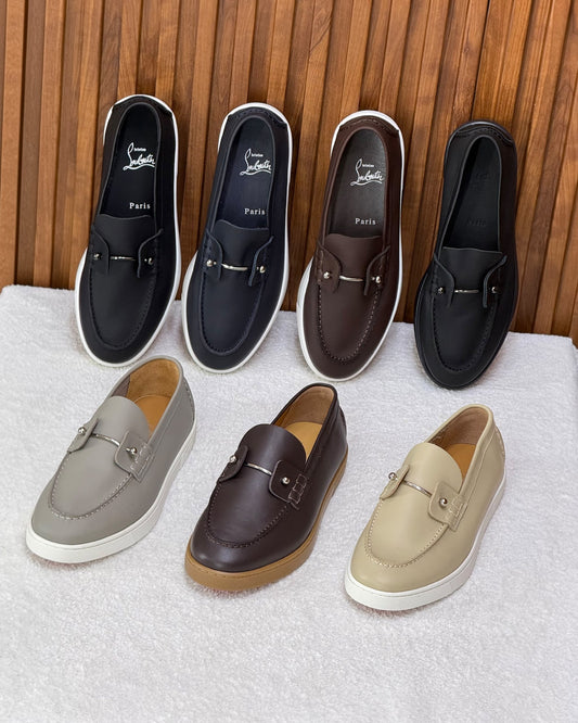 Christian Louboutin Loafers - Black, Navy, Brown, Grey, Beige