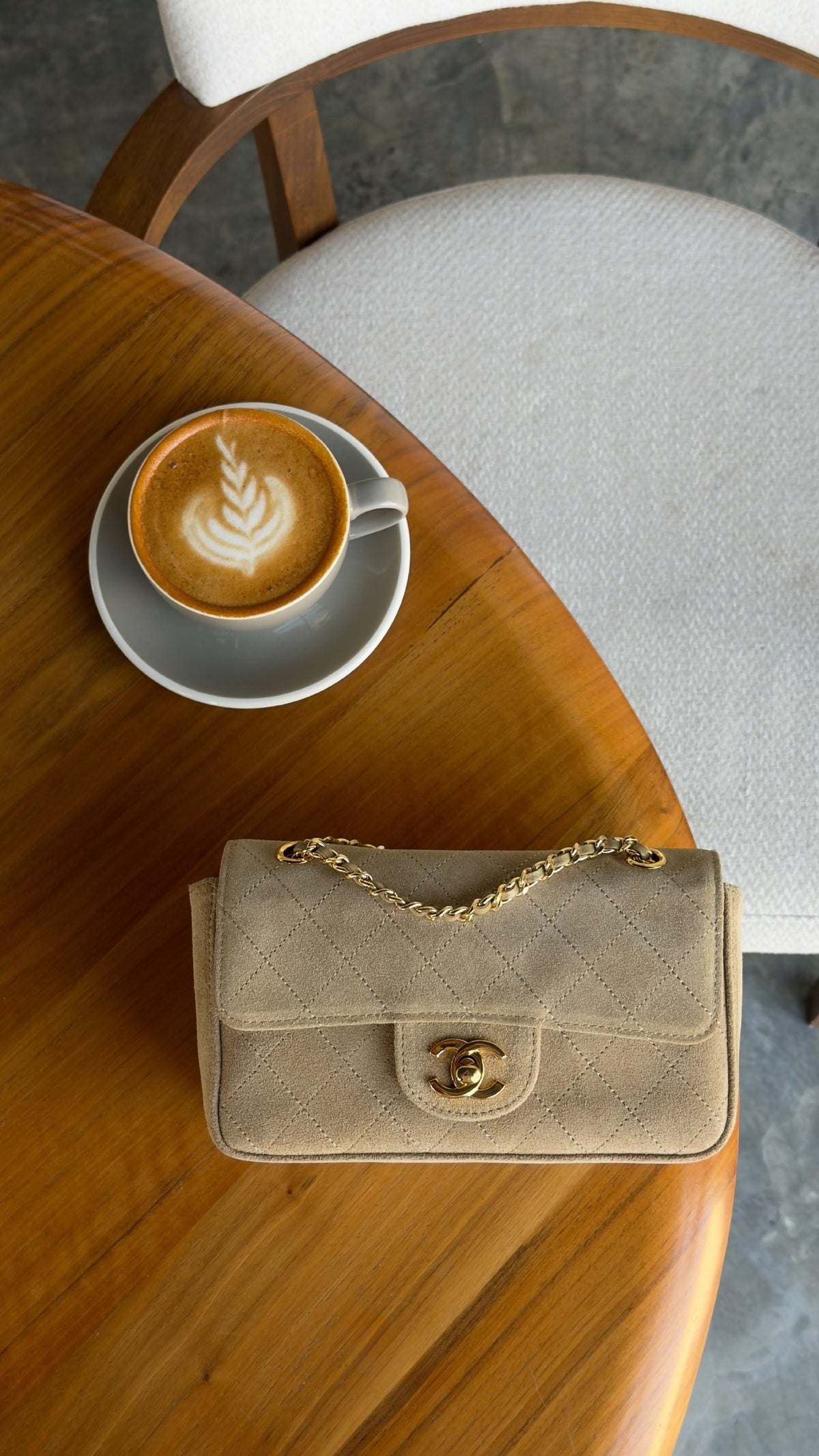 Chanel Shoulder Bag - Beige