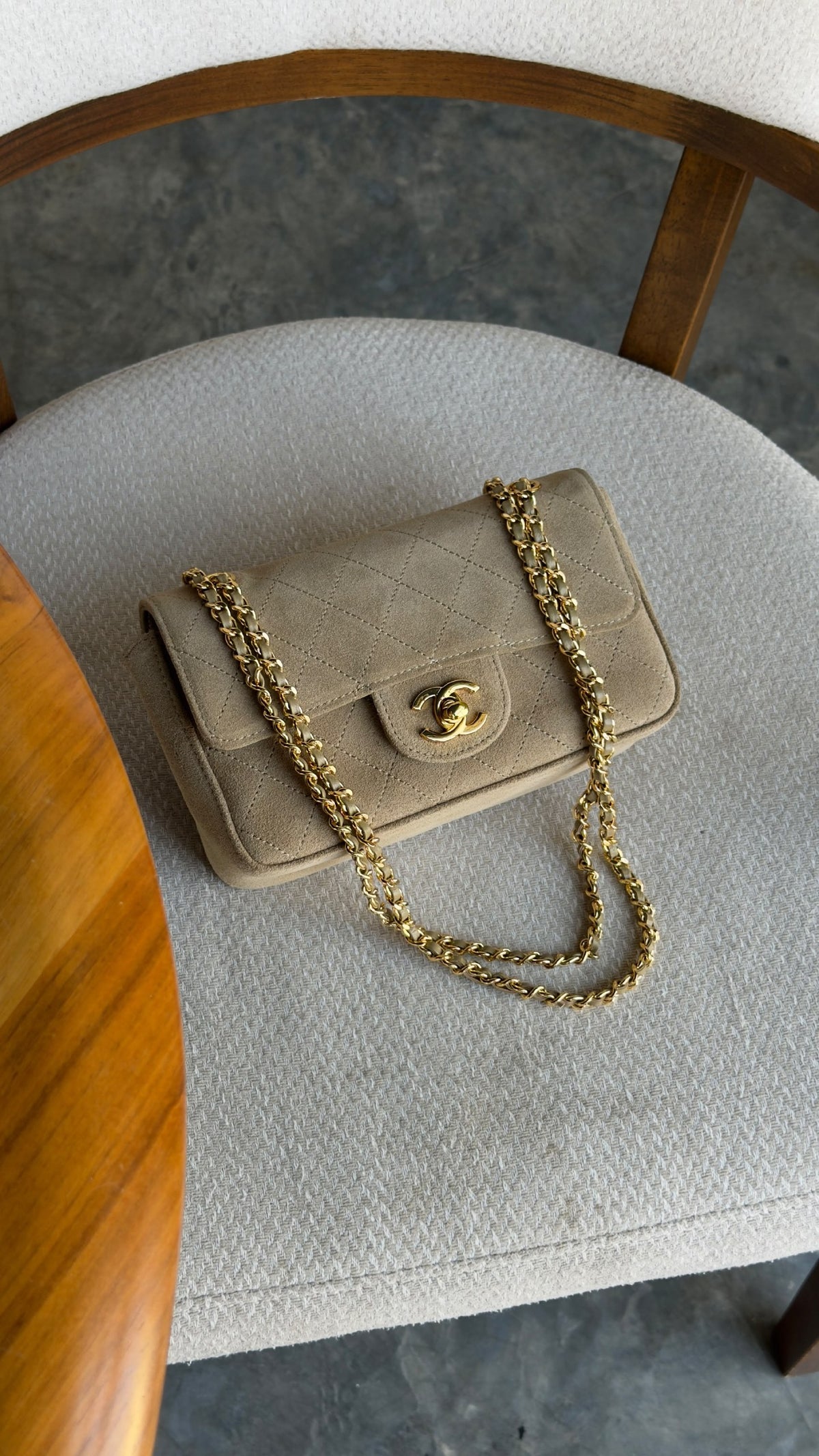 Chanel Shoulder Bag - Beige