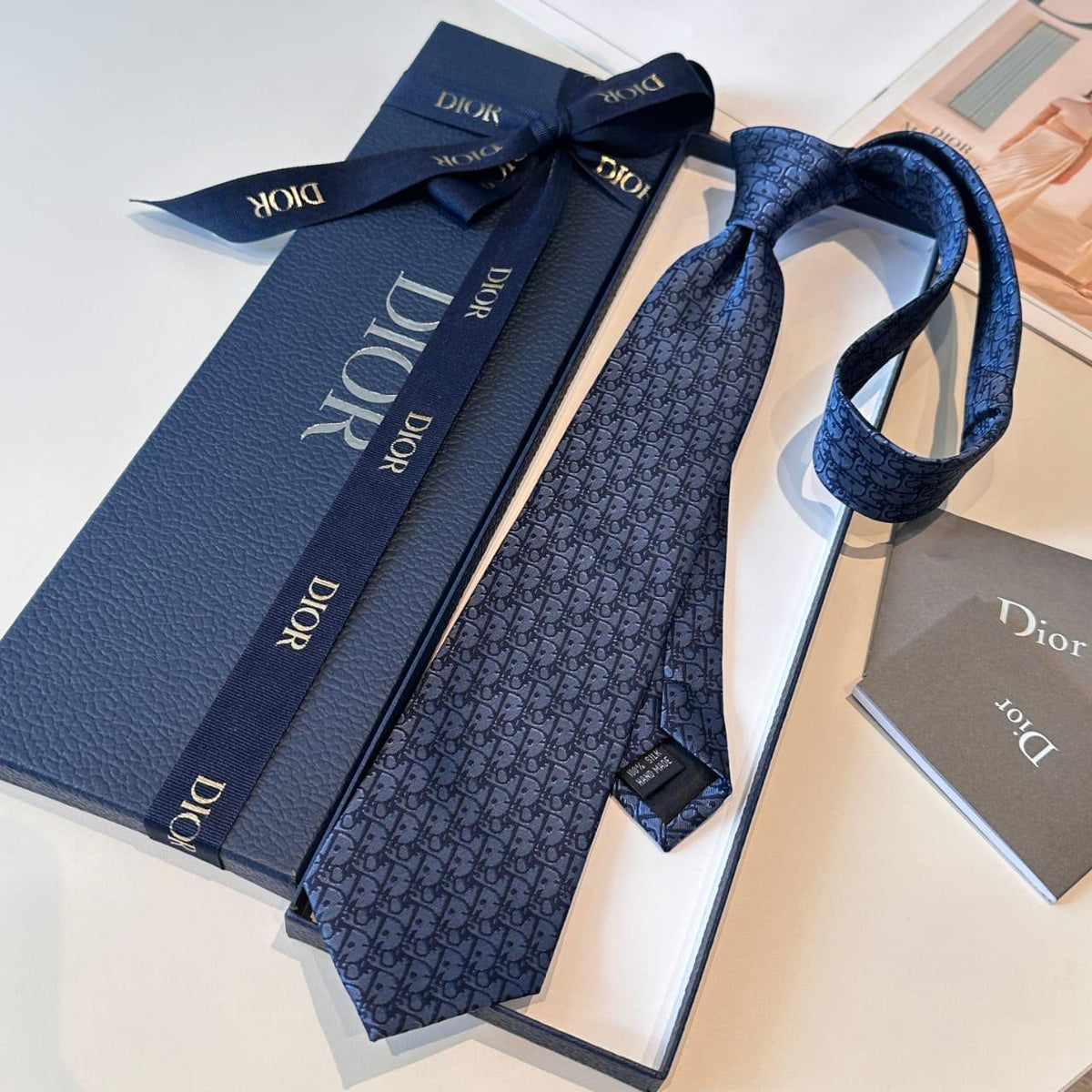 Dior Tie Oblique Monogram - Blue Oblique