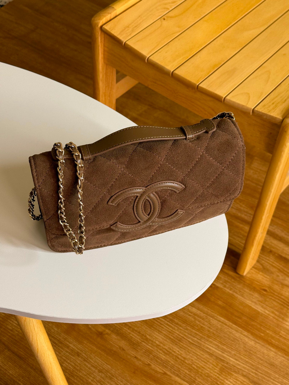 Chanel Shoulder Bag - Brown