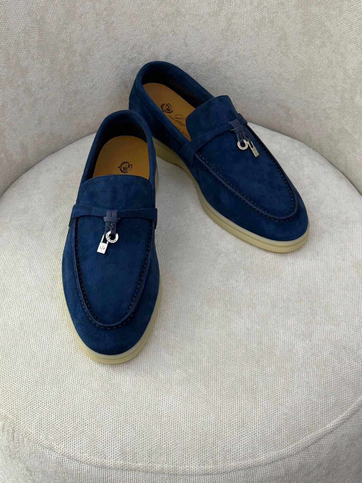 Loro Piana Loafers - Navy Oblique