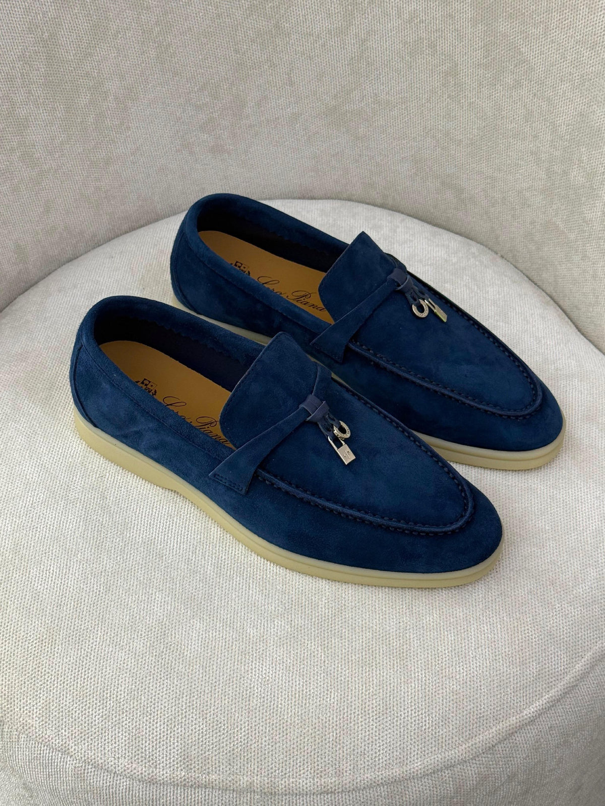 Loro Piana Loafers - Navy Oblique