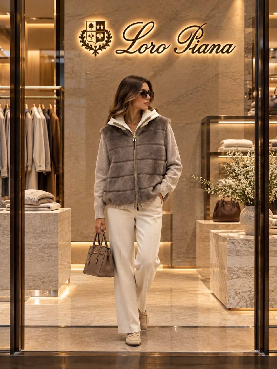 Loro Piana Hooded Jacket - Beige
