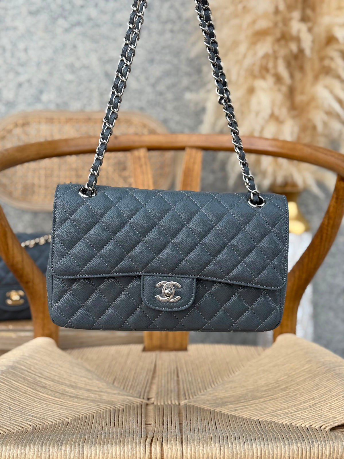 Chanel Shoulder Bag - Dark Grey