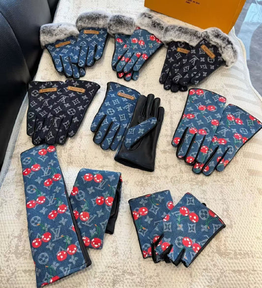 Louis Vuitton Gloves - Black Monogram, Blue Monogram