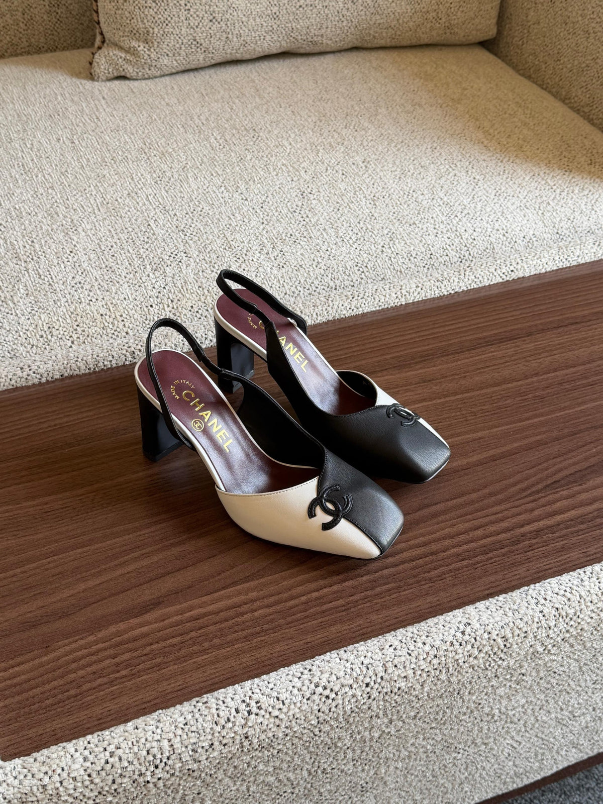 Chanel Heels - Black & White
