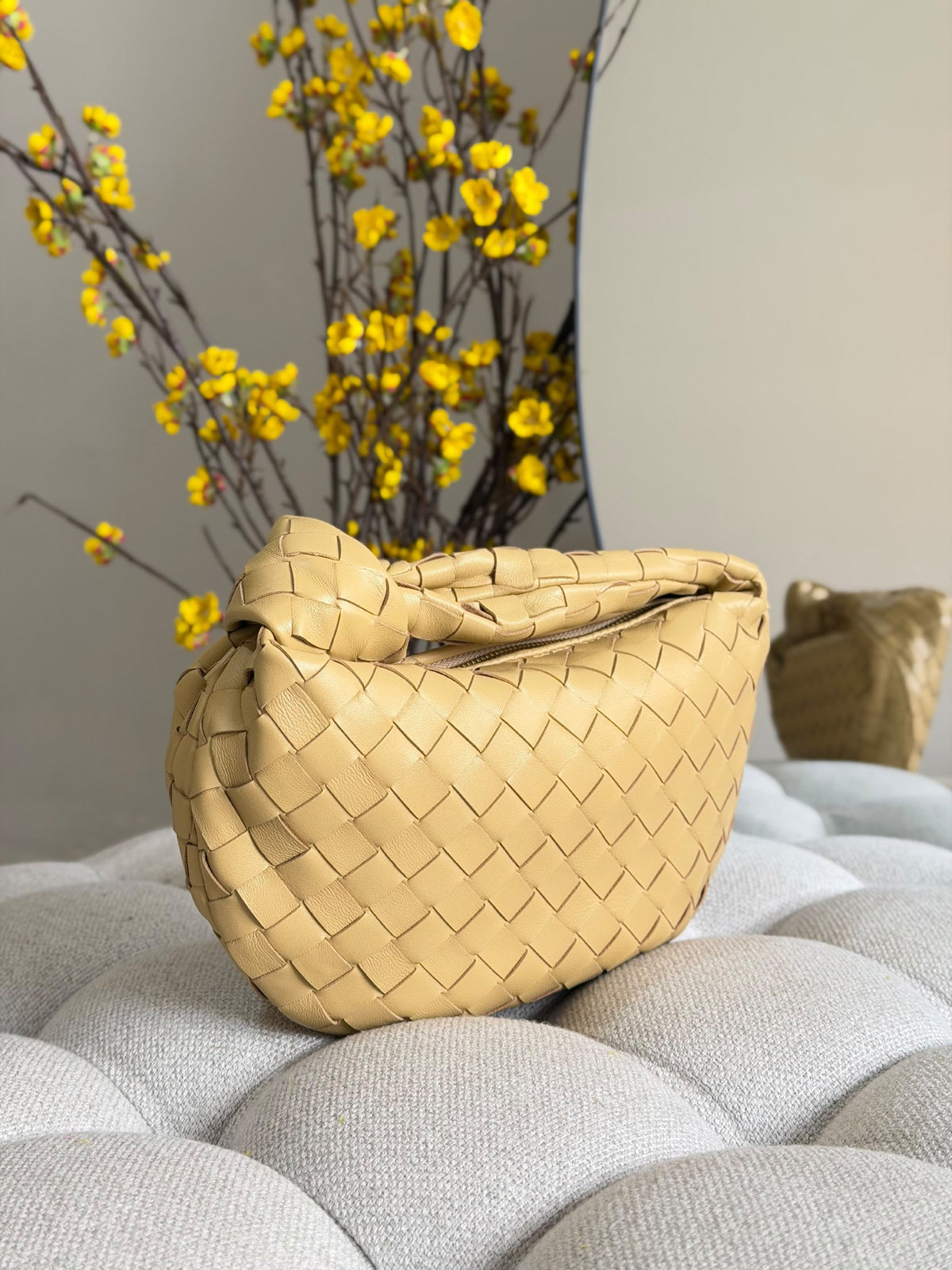 Bottega Veneta Shoulder Bag - Beige