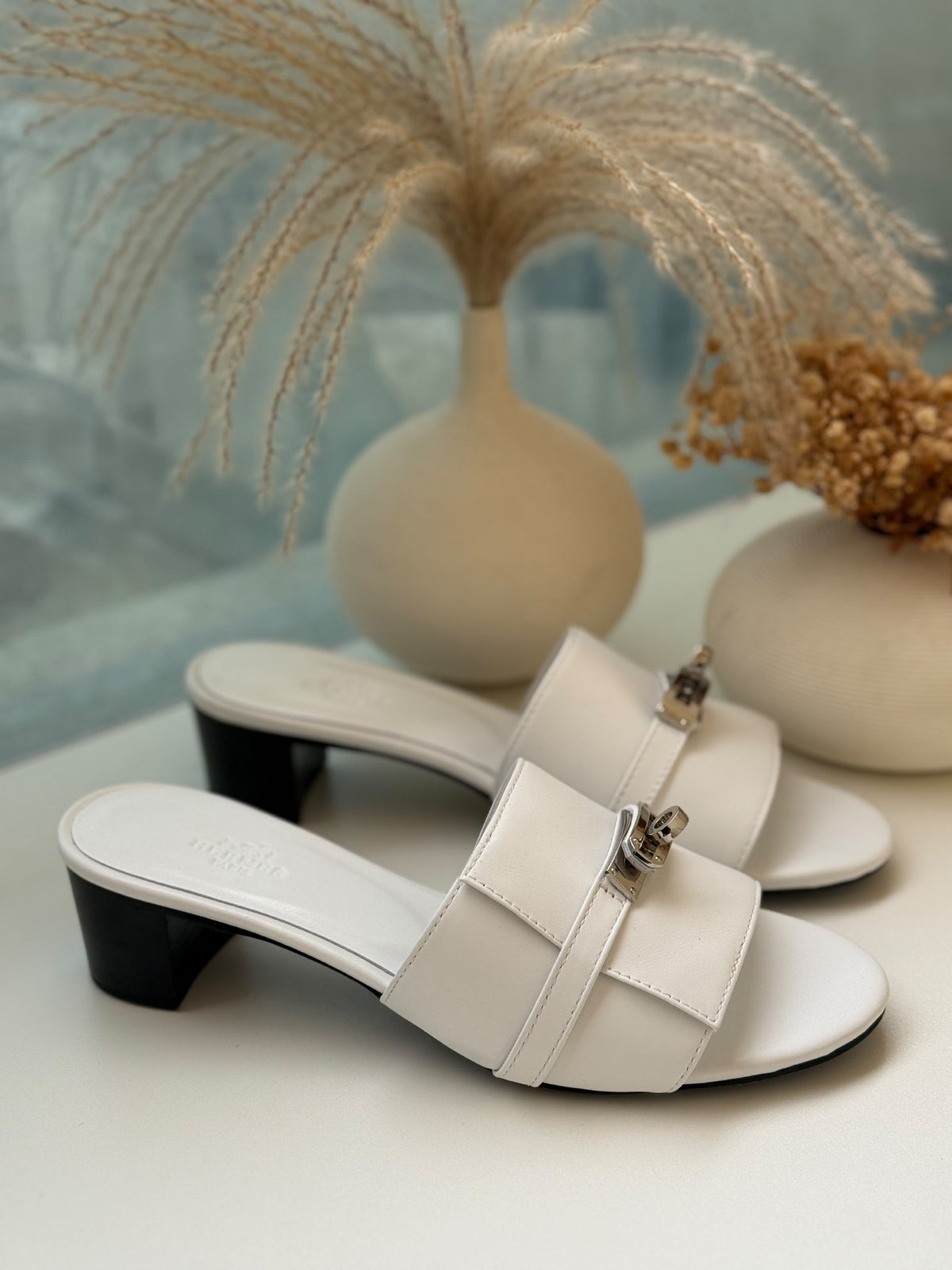 Hermès Heels - Brown, Black, White