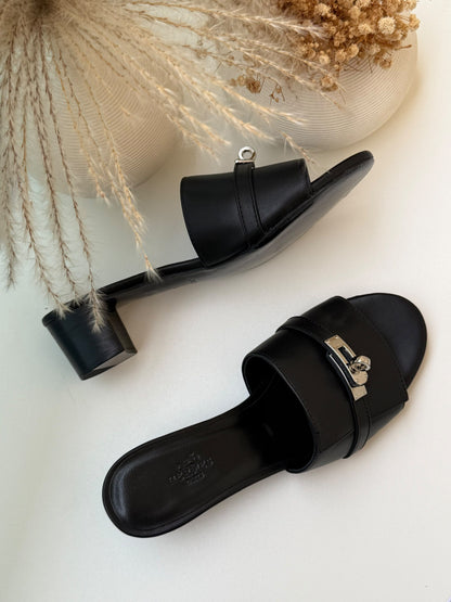 Hermès Heels - Brown, Black, White