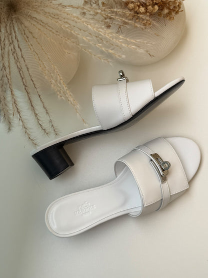 Hermès Heels - Brown, Black, White