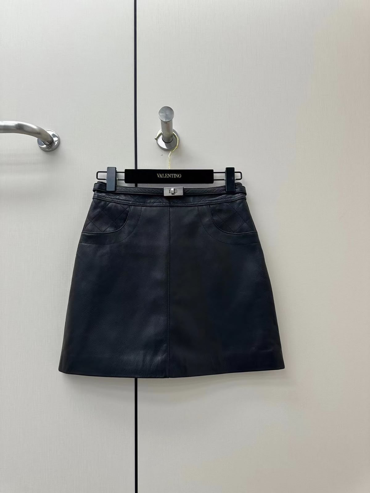Hermes Skirt - Black, Beige