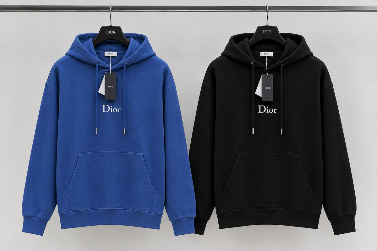 Dior Hoodie - Blue, Black
