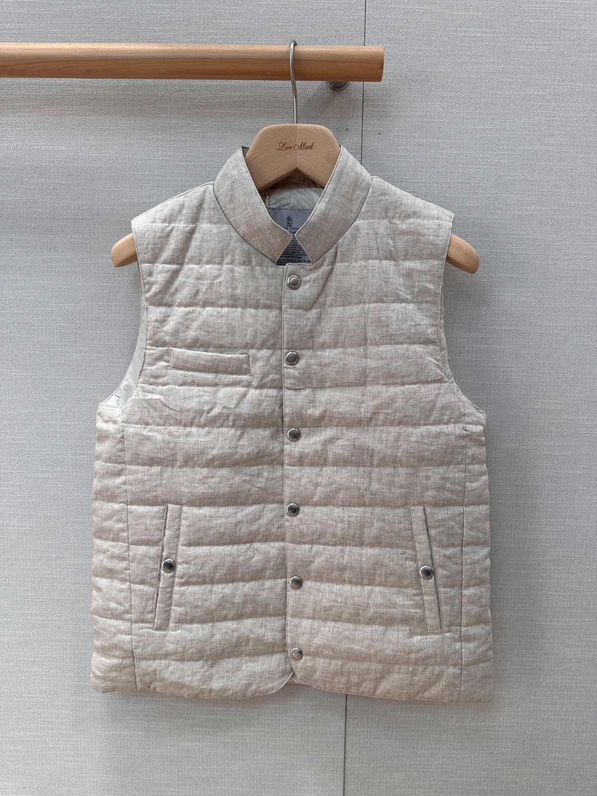 Brunello Cucinelli Quilted Vest - Beige