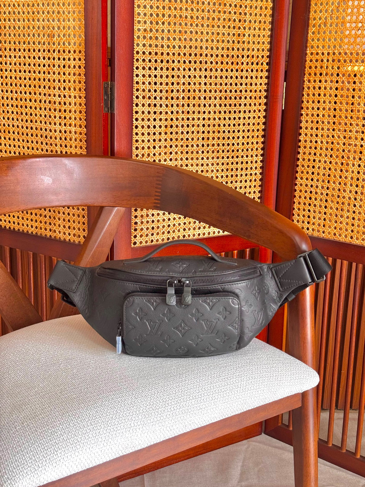 Louis Vuitton Compact Belt Bag - Dark Grey Embossed