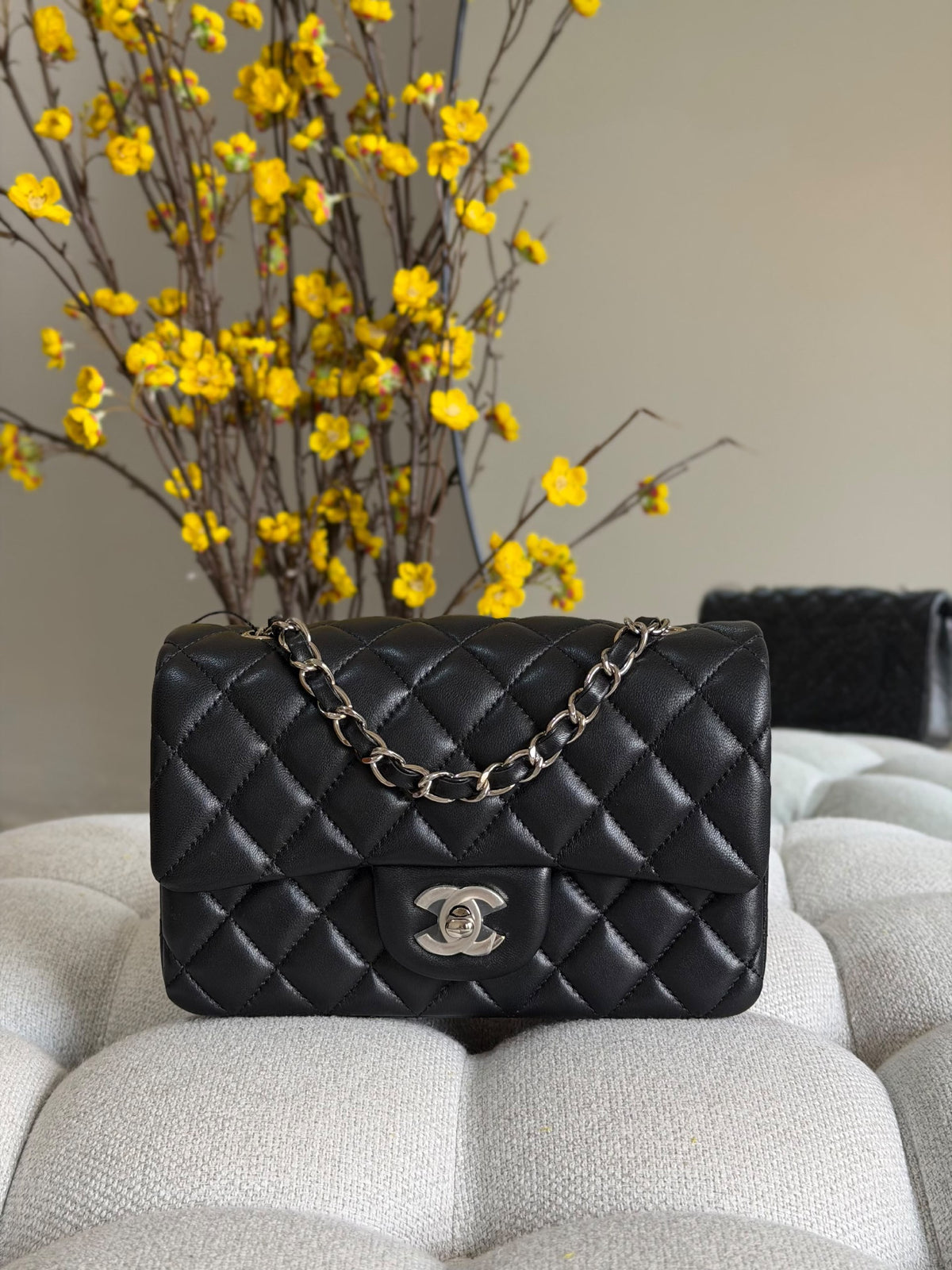 Chanel Quilted Flap Shoulder Bag - Black