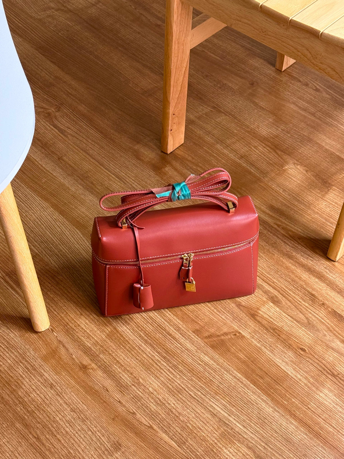 Loro Piana Makeup Bag - Red