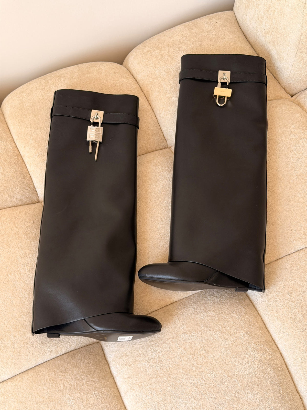 Givenchy Buckle-Cuff Boots - Black