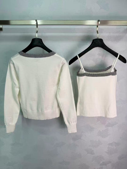 Chanel Cardigan - White