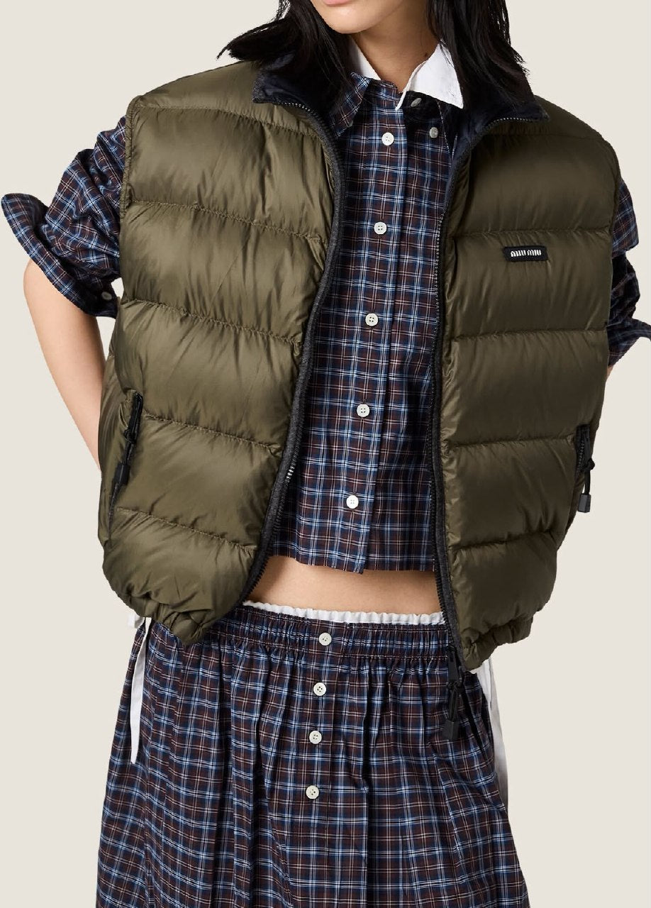 Miu Miu Vest - Olive Green