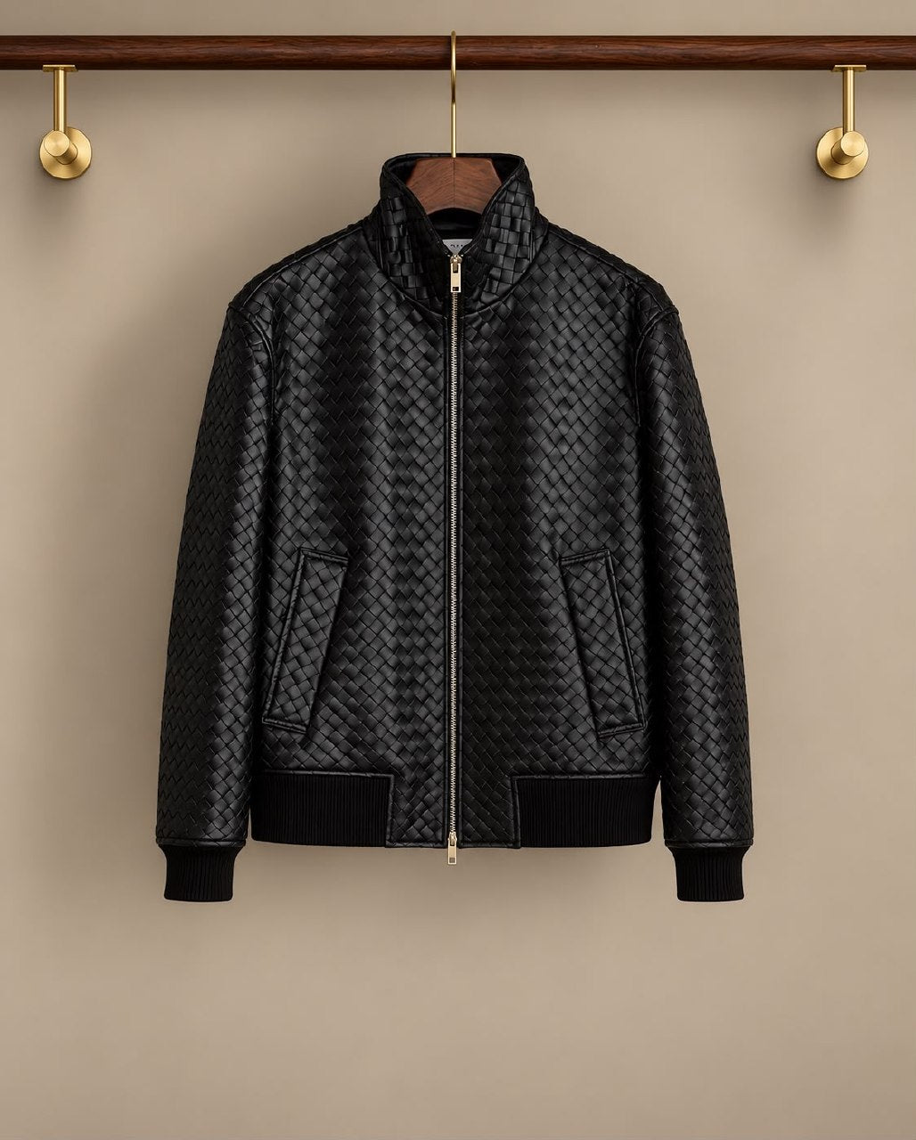 Bottega Veneta Bomber Jacket - Black