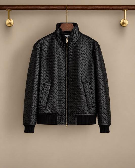 Bottega Veneta Bomber Jacket - Black