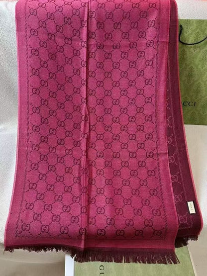 Gucci Scarf - Pink Monogram